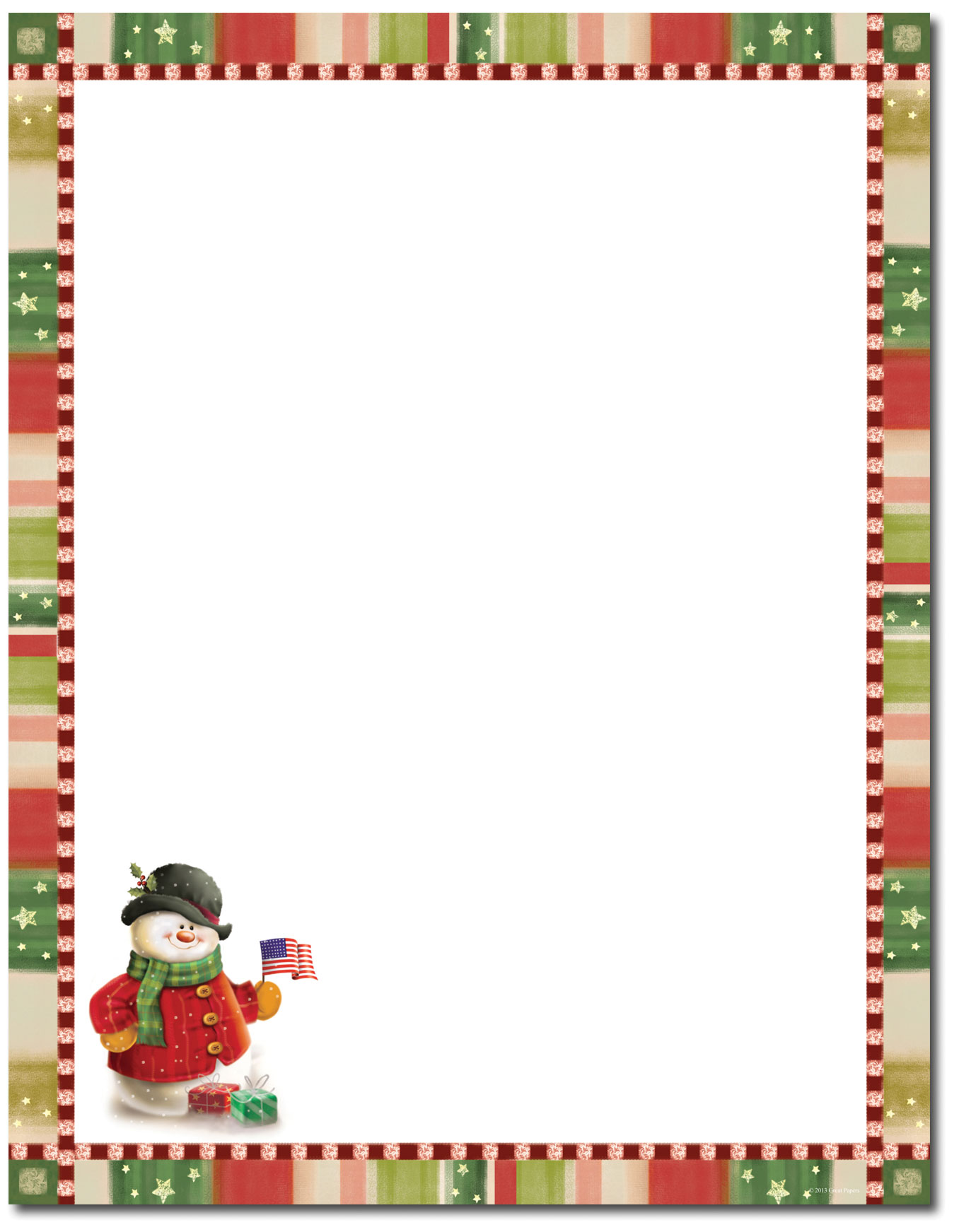 free christmas stationery clipart - photo #46